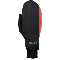 Warme Handschuhe Roeckl LL Tromso Mitten schwarz-rot